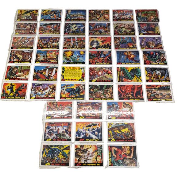 2012 Topps Mars Attacks Heritage Cards Trading Card Set of 45 Invasion Begins - Picture 1 of 16